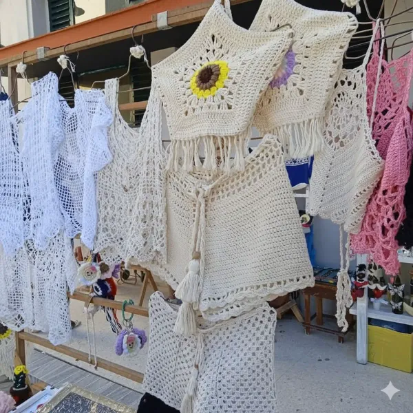 Si quieres algo diferente y exclusivo somos tu mejor opción. Con mas de 30 años de experiencia, madre e hija nos unimos crear accesorios y prendas tejidas a mano, ideales para regalar o llevar de recuerdo.

Creamos bajo pedido del cliente y conformamos una comunidad de amantes de lo bello y artesanal. Te invitamos a ser parte de ella.