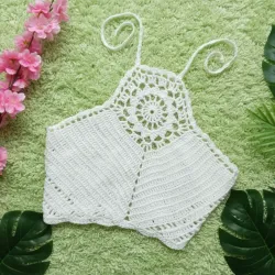 Top Crop "Mandala"