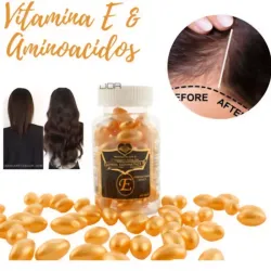Capsulas para el cabello de vitamina E y aminoacido 