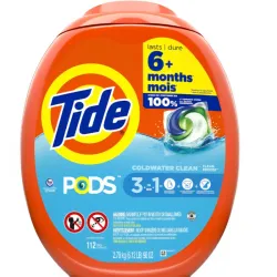 Capsulas Tide para el lavado  de su ropa 