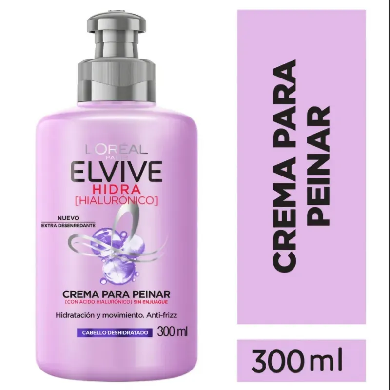 Crema para peinar L’Oréal Paris Acido Hialuronico 