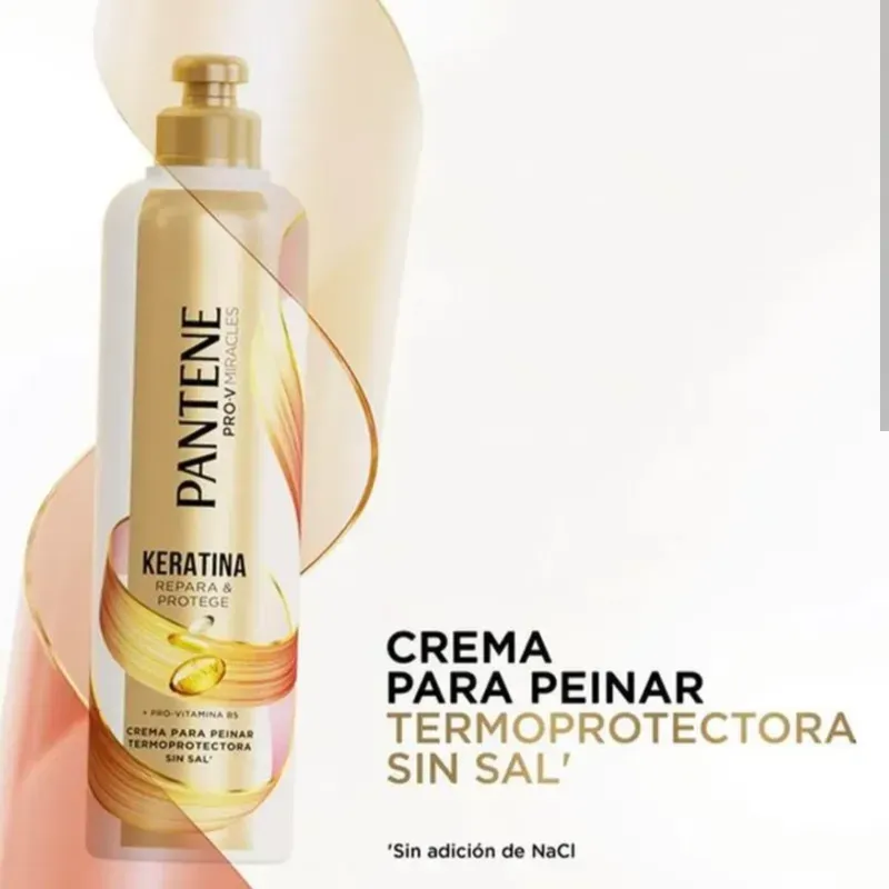 Crema para peinar Pantene Pro-V keratina 300ml