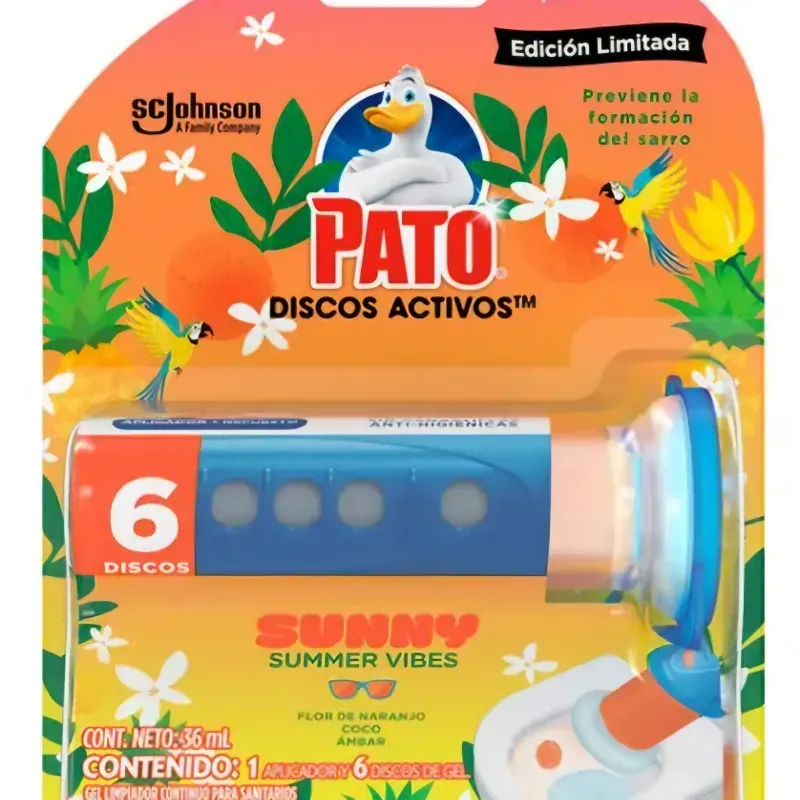Pato discos activo para inodoros 
