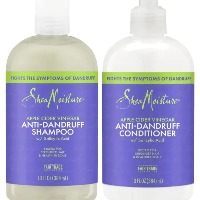 Ser de shampoo y acondicionador SheaMoisture anticaspa