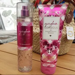 Set de colonia y crema bath and body works 