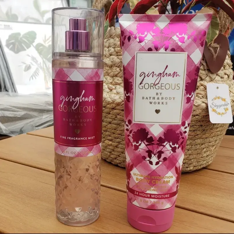 Set de colonia y crema bath and body works 