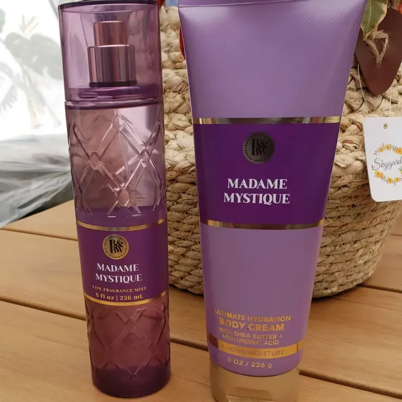 Set de colonia y crema bath and body works 