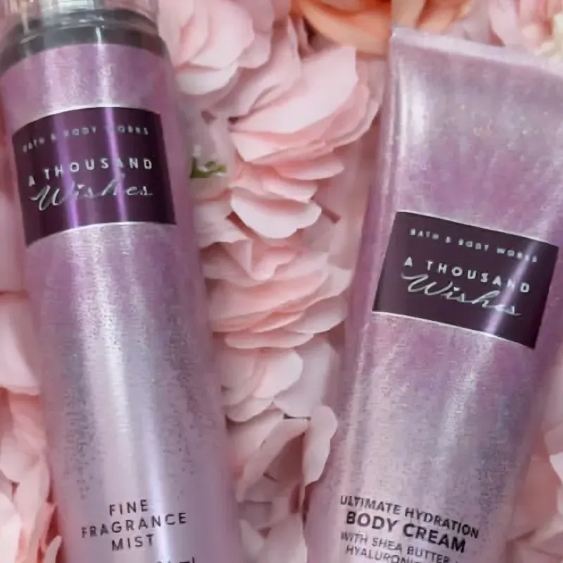 Set de crema y colonia bath and body works 