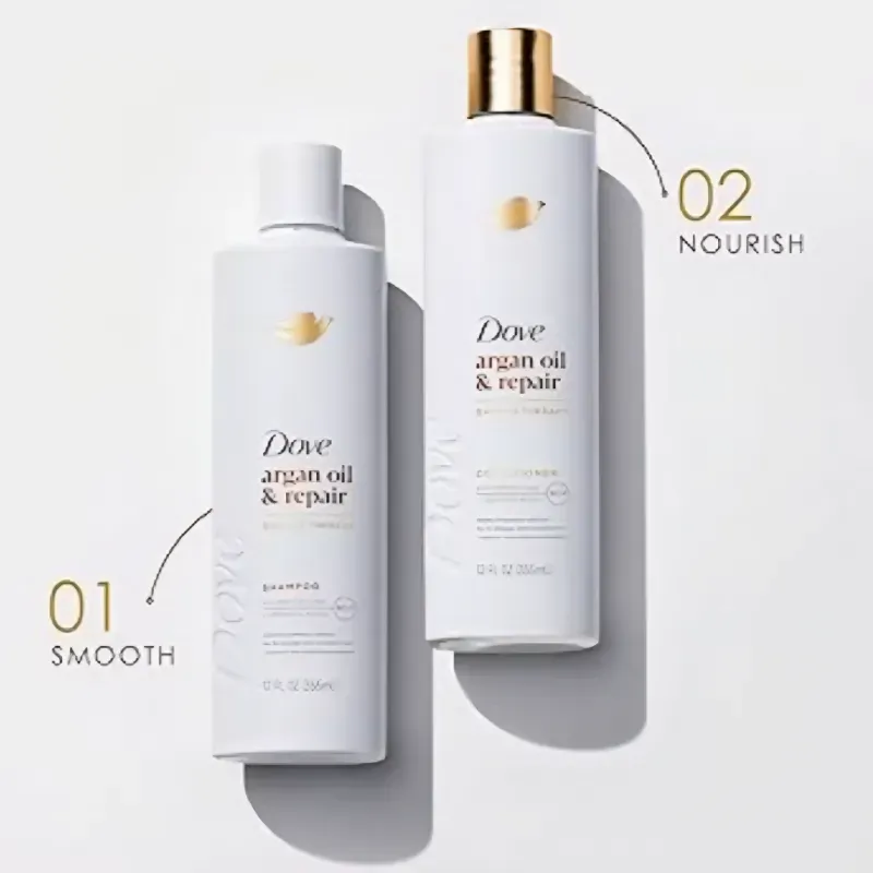 Set de shampoo y acondicionador Dove 