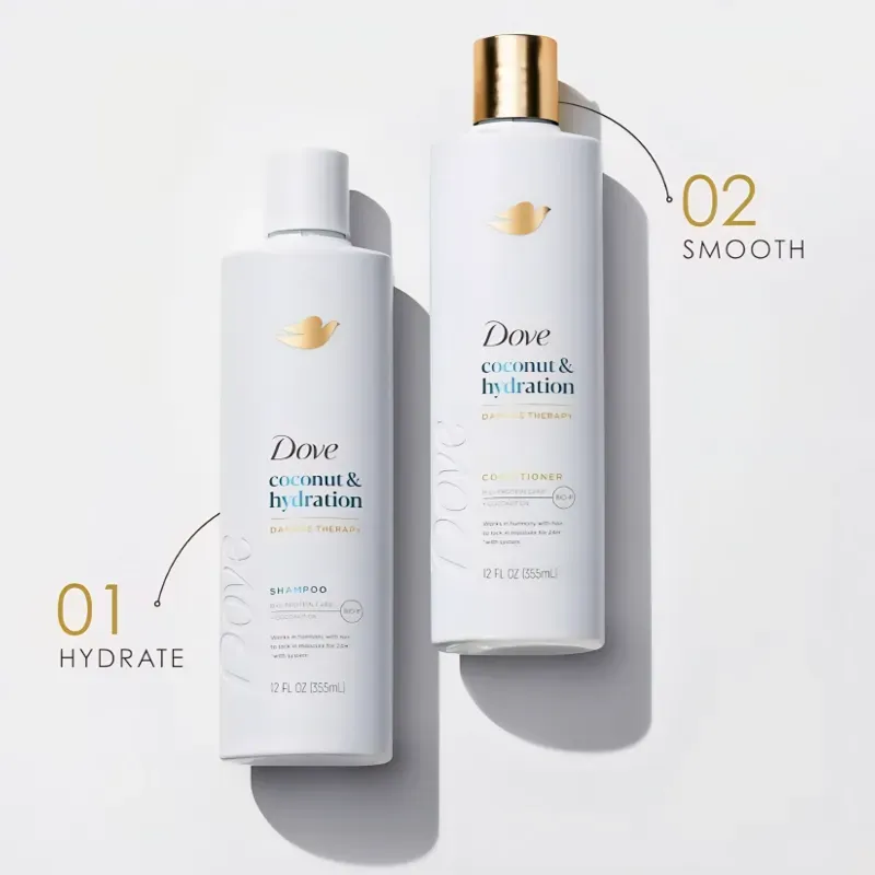 Set de shampoo y acondicionador Dove 