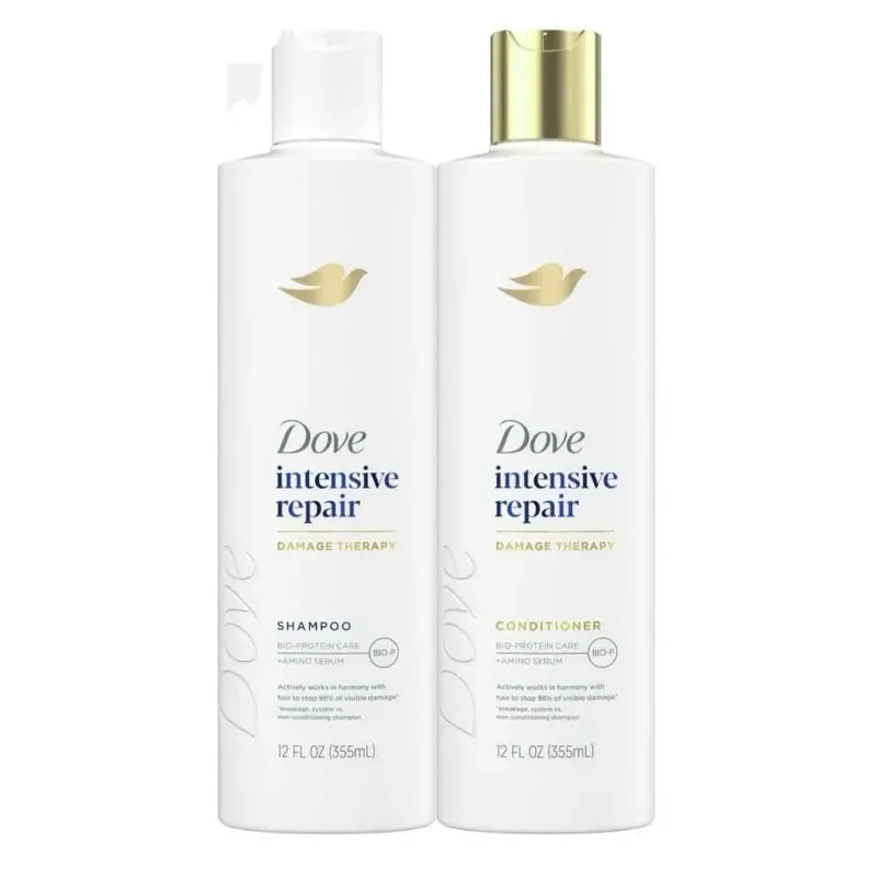 Set de shampoo y acondicionador Dove 