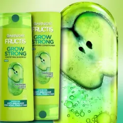 Set de shampoo y acondicionador Garnier fructis Grow strong 