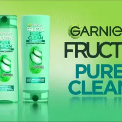 Set de shampoo y acondicionador Garnier fructis Pure clean
