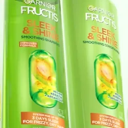 Set de shampoo y acondicionador Garnier fructis Sleek & Shine