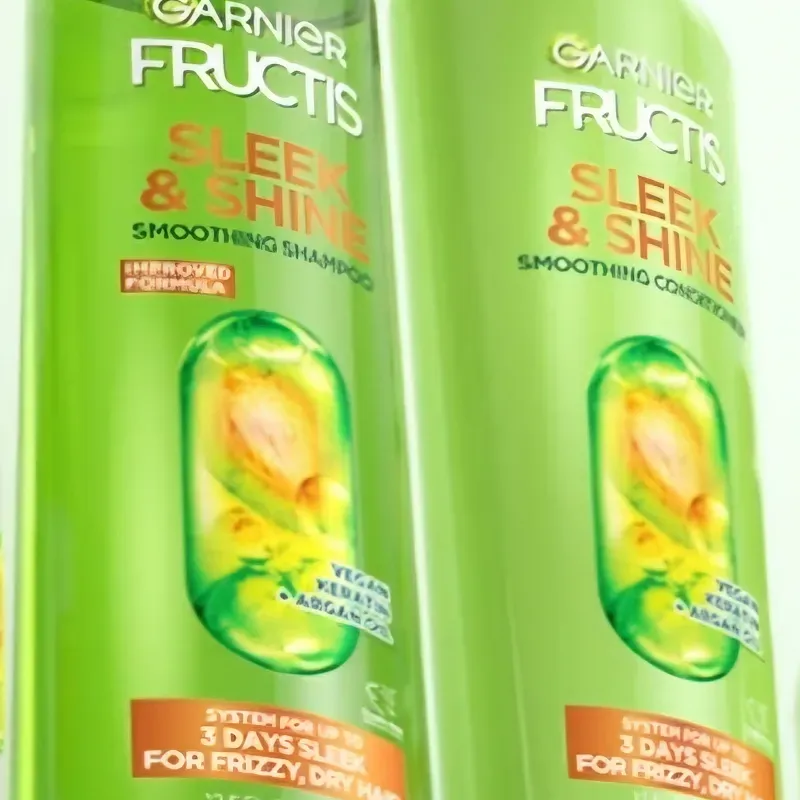 Set de shampoo y acondicionador Garnier fructis Sleek & Shine