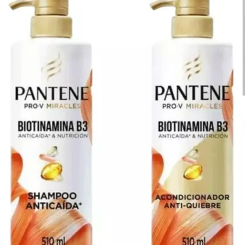 Set de shampoo y acondicionador Pantene Pro-V Biotinamina B3 510ml