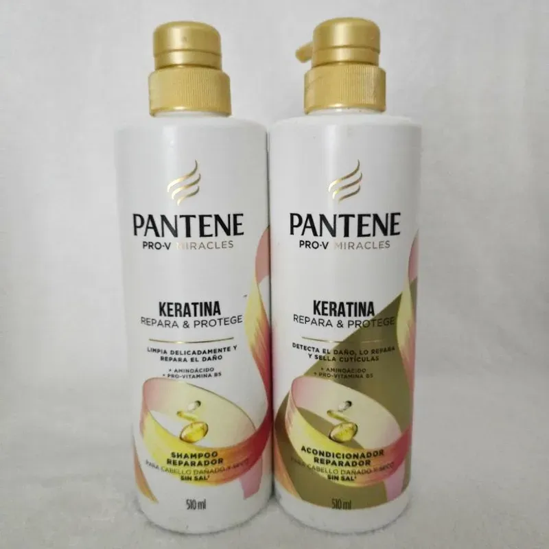 Set de shampoo y acondicionador Pantene Pro-V keratina 510ml