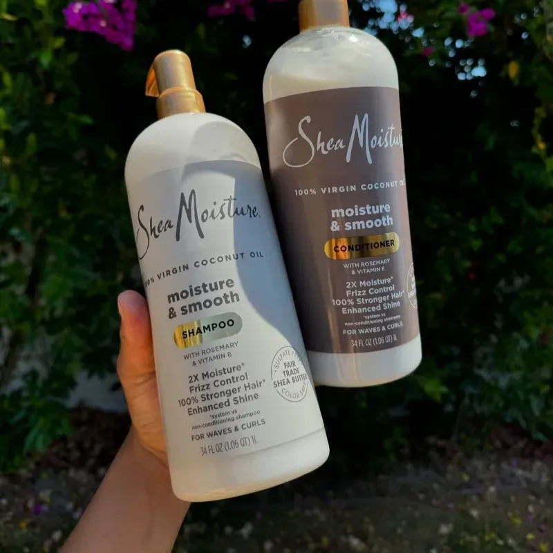 Set de shampoo y acondicionador SheaMoisture 1 litro  