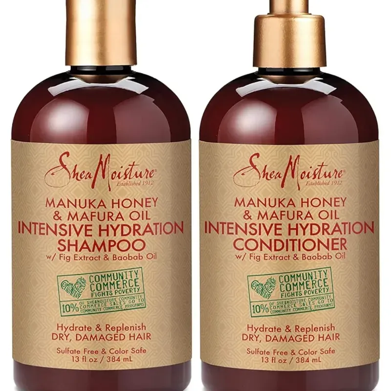 Set de shampoo y acondicionador SheaMoisture 