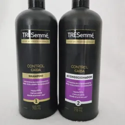 Set de shampoo y acondicionador Tresemme Control caida 750ml