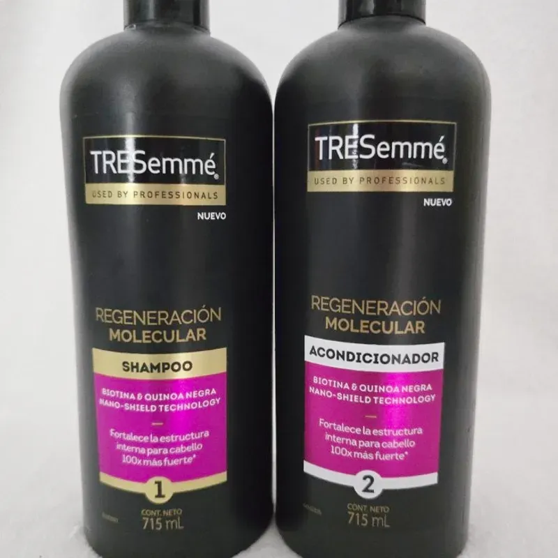 Set de shampooy acondicionador Tresemme Regenetacion Molecular 715ml