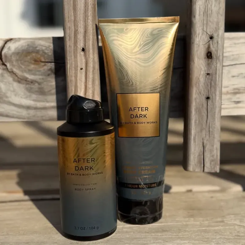 Set de spray corporal y crema para hombre