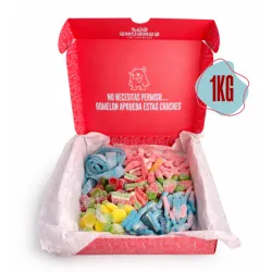 Caja de 1kg de chuches. Explosión Ácida