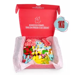 Caja de 1kg de chuches. Mix dulce 2
