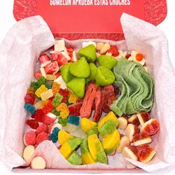 Caja de 1kg de chuches. Subidón