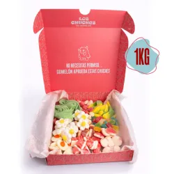 Caja de 1kg de chuches. Mix dulce 3