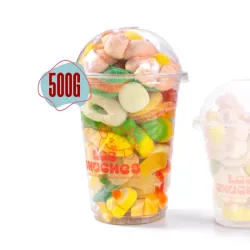 Vaso de 500g de chuches. Mix dulce 1