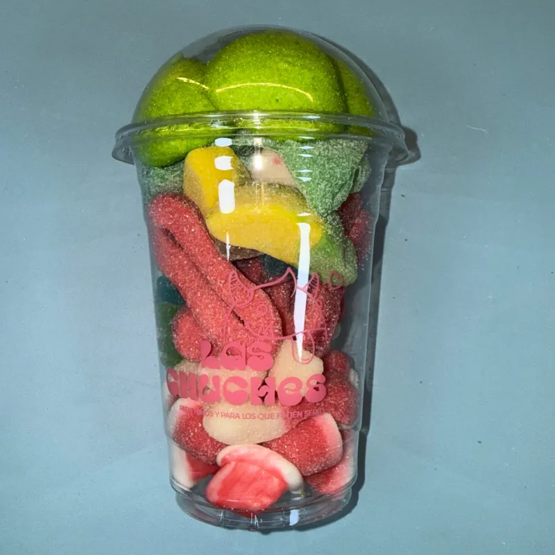 Vaso de 500g de chuches. Subid贸n