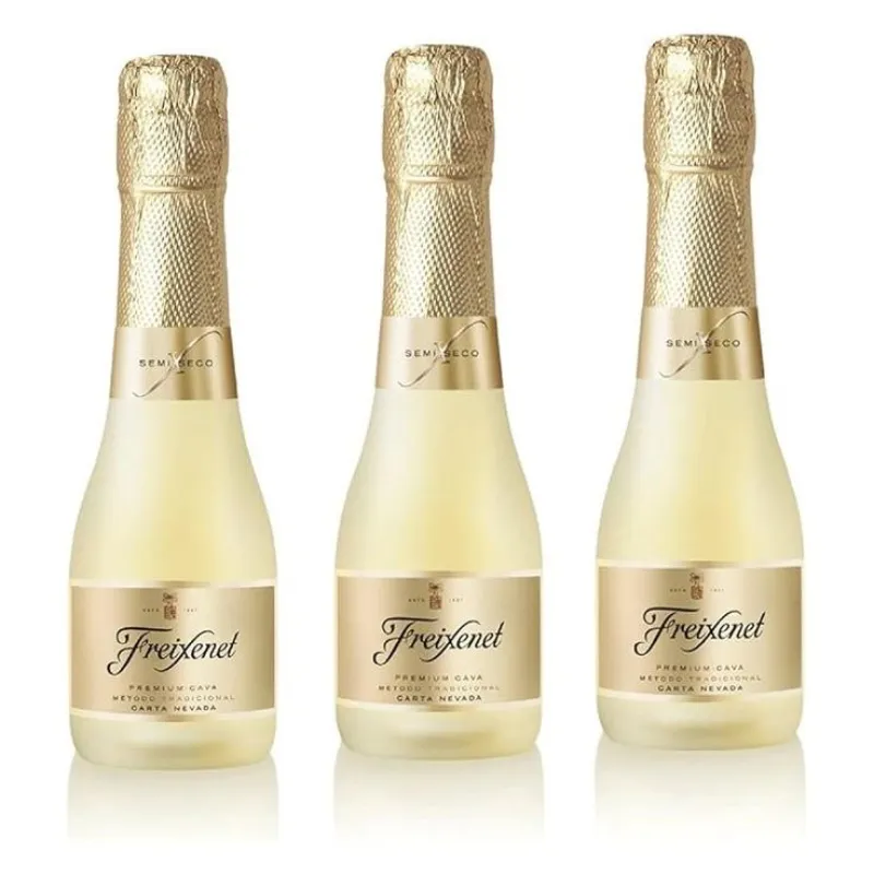 Freixenet (premium cava )mini botella( carta nevada 🍾