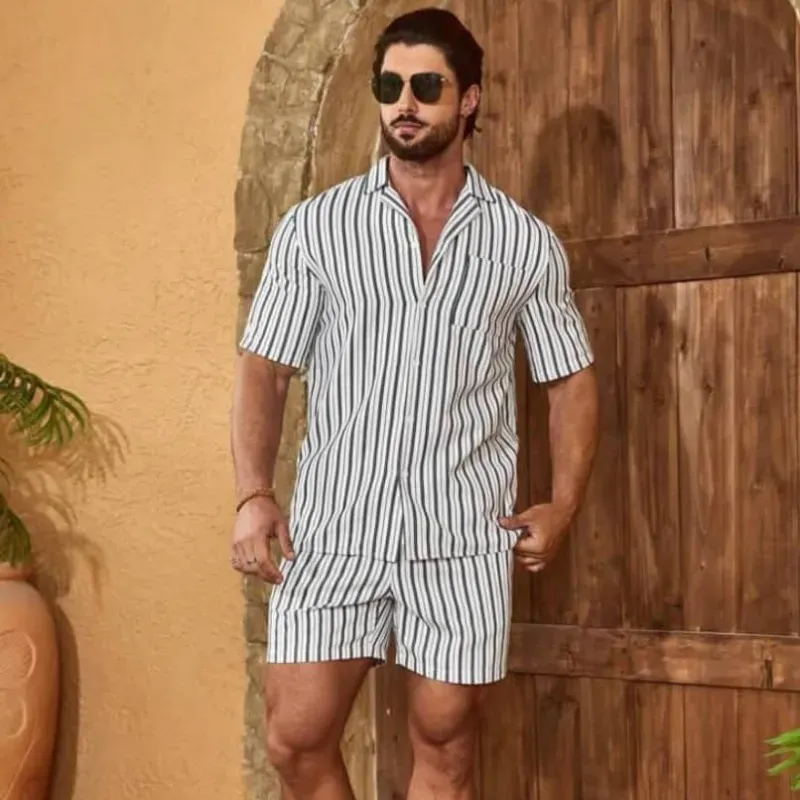 Conjunto Hombre Camisa Short (Fel)