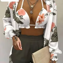Conjunto M Blusa Short  (Fel)