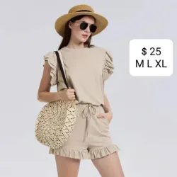 Conjunto M Blusa Short 