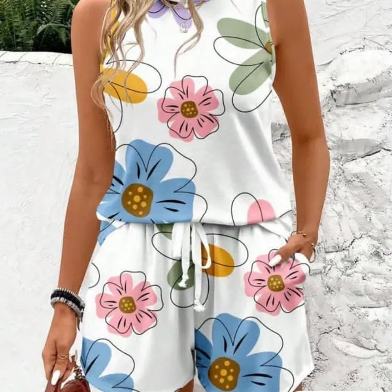 Conjunto Mujer Blusa Short (Fel)