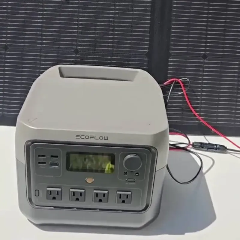 EF ECOFLOW Generador solar RIVER 2 Pro 768Wh + Panel solar portátil de 160W (CM)