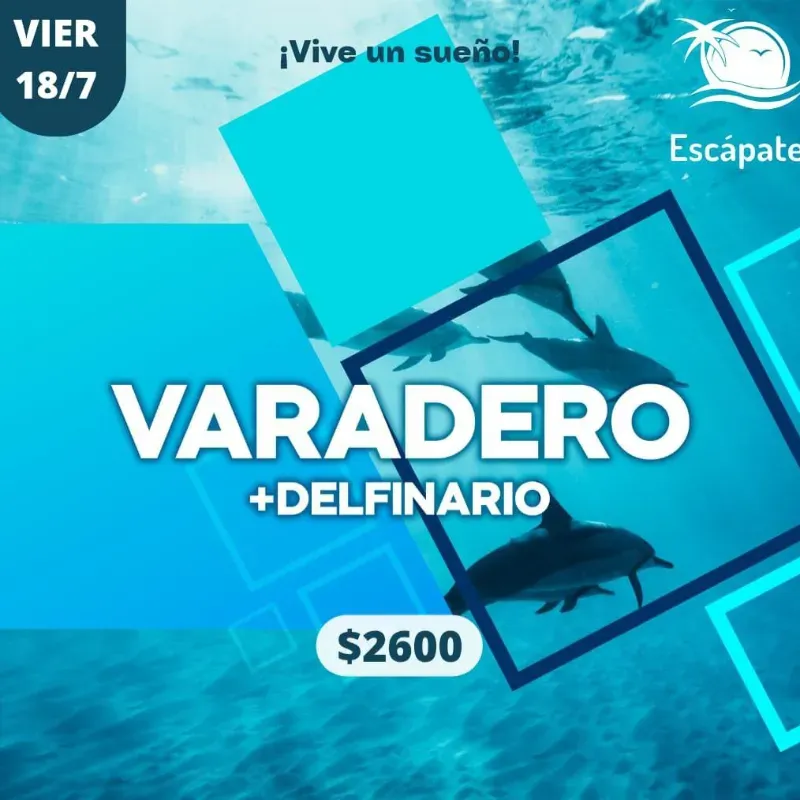 *🌴Escápate a Varadero🏖️ + Delfinario🐬*