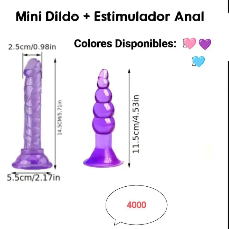 Mini Dildo + Estimulador