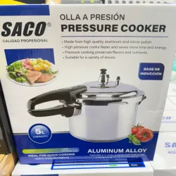 Olla de presión para cocina d inducción 5litros.