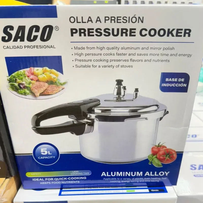 Olla de presión para cocina d inducción 5litros.