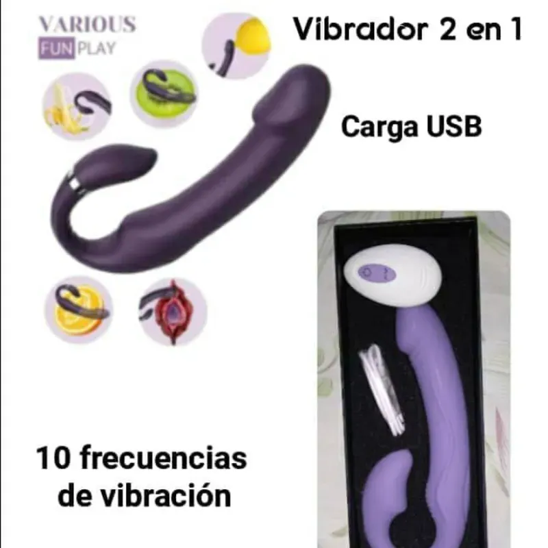Vibrador 2 en 1 