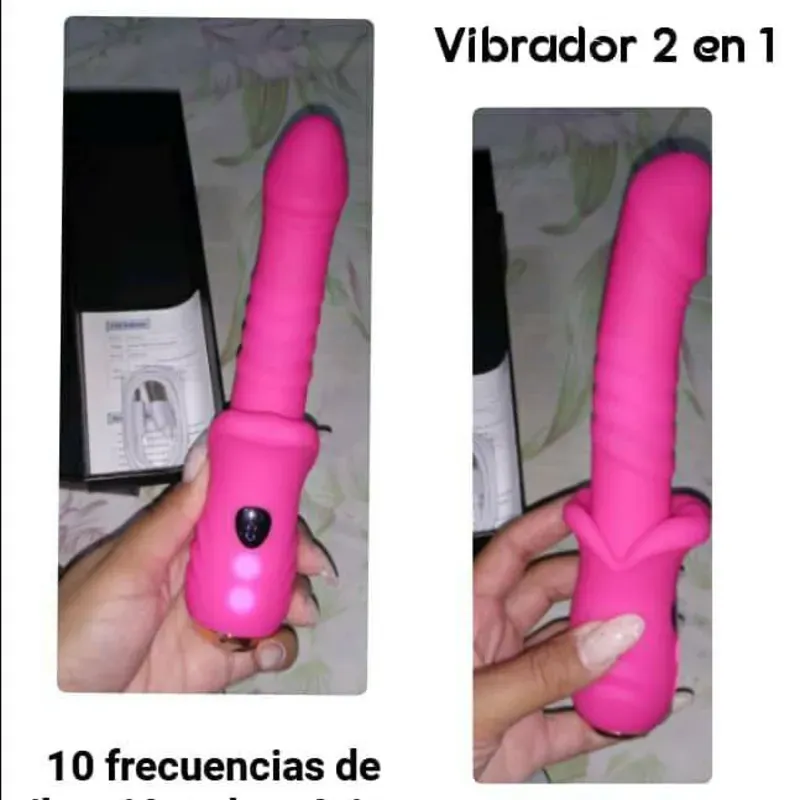 Vibrador 2 en 1 