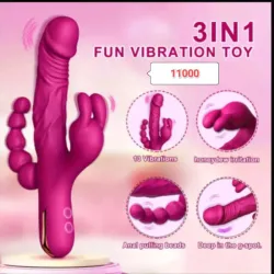 Conejito vibrador 3 en 1🍓 (JB)