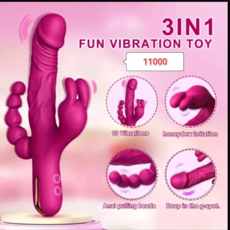 Vibrador 3 en 1