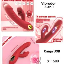 Vibrador 3 en 1 