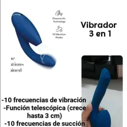 Vibrador 3 en 1 