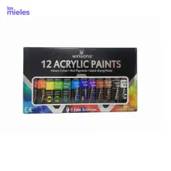 Acrílicos profesionales 12U 12ml