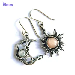 Aretes de sol y luna